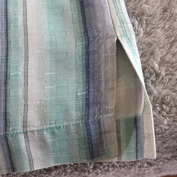 Tommy Bahama Hawaiian striped shirt LRG 100% Silk - Picture 11 of 12